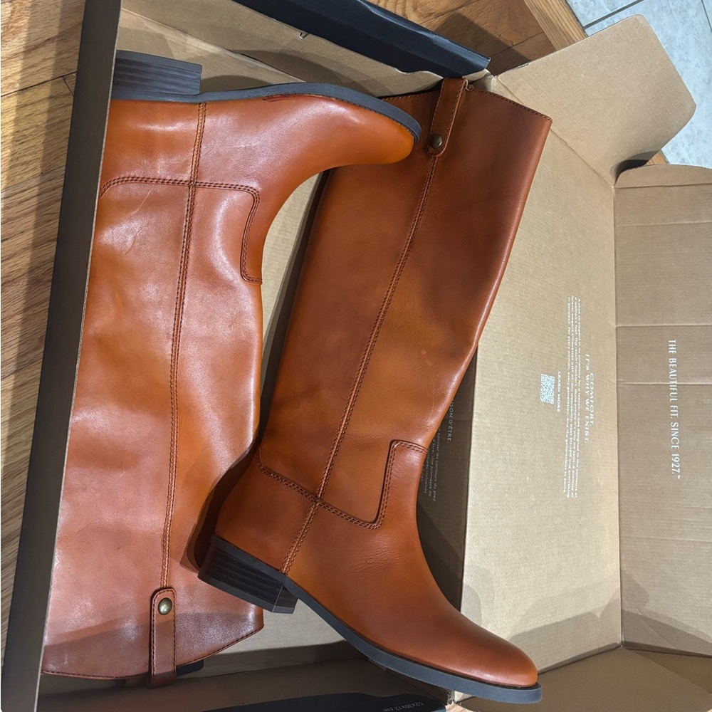 Brown Leather Riding Boots - Picture 6 of 7